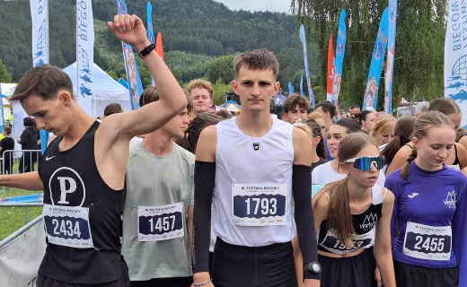 Bieg na 1 km cieszył się wielkim zainteresowaniem na Festiwalu Biegowym w Piwnicznej - 2